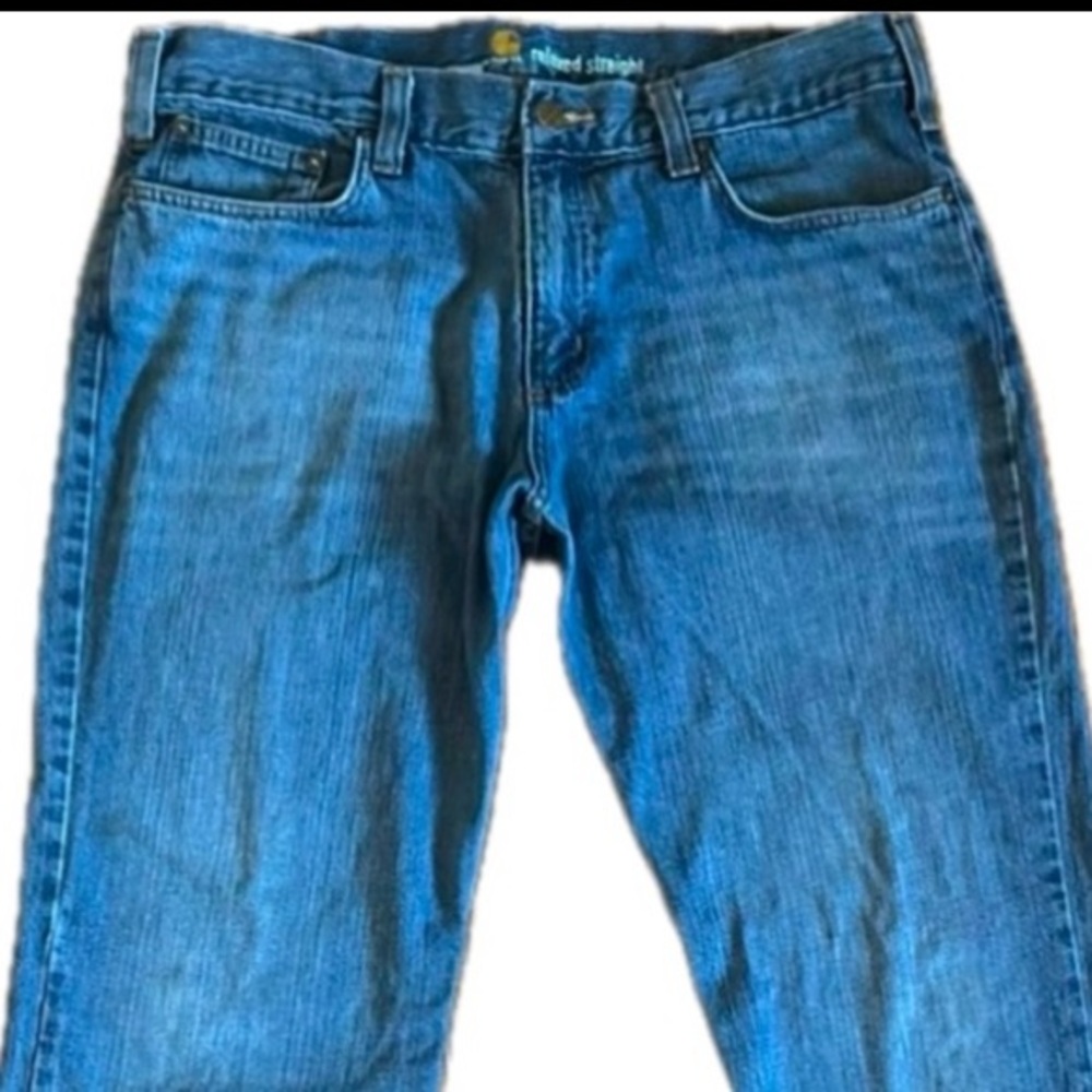 Carhartt relaxed straight leg jeans. Mens Size 36x32. - Picture 2 of 11